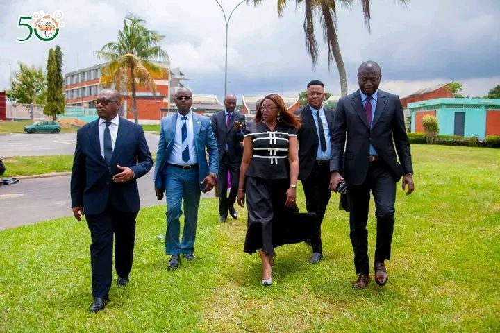 Image 10 - 🤝 🇬🇦 Le CAMPC a eu l’honneur d’accueillir Mme Laurence NDONG, Ministre de la Fonction Publique et du Renforcement des Capacités du Gabon, Administrateur du CAMPC, dans le cadre d’une visite de travail du 06 au 09 mai 2026.  Au cours de son séjour, Mada