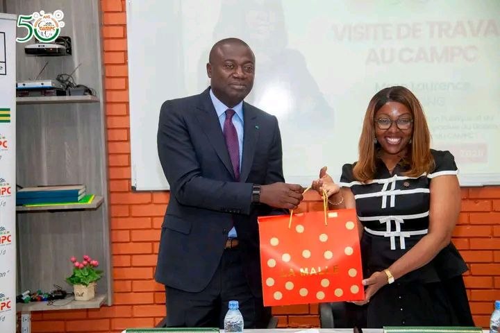 Image 6 - 🤝 🇬🇦 Le CAMPC a eu l’honneur d’accueillir Mme Laurence NDONG, Ministre de la Fonction Publique et du Renforcement des Capacités du Gabon, Administrateur du CAMPC, dans le cadre d’une visite de travail du 06 au 09 mai 2026.  Au cours de son séjour, Mada