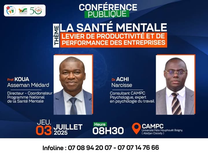 Thème : La Santé Mentale, levier de productivité et de performance des entreprises