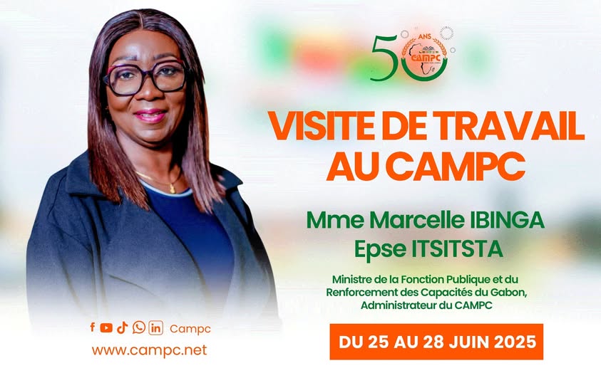 Le CAMPC a le plaisir d’annoncer la visite de travail de Son Excellence Mme Marcelle IBINGA Epse ITSITSTA,